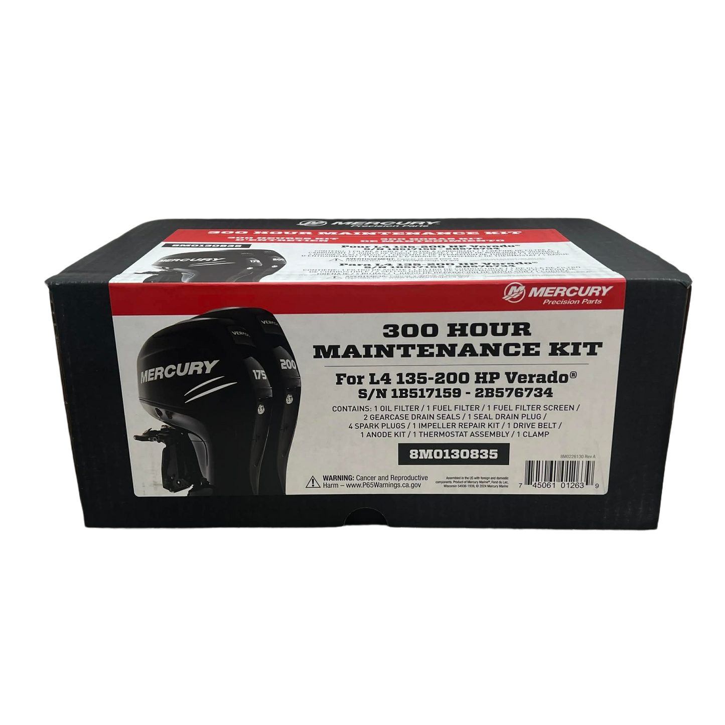 Mercury servicekit 300 timer 8M0130835 – 135–200HK Verado L4
