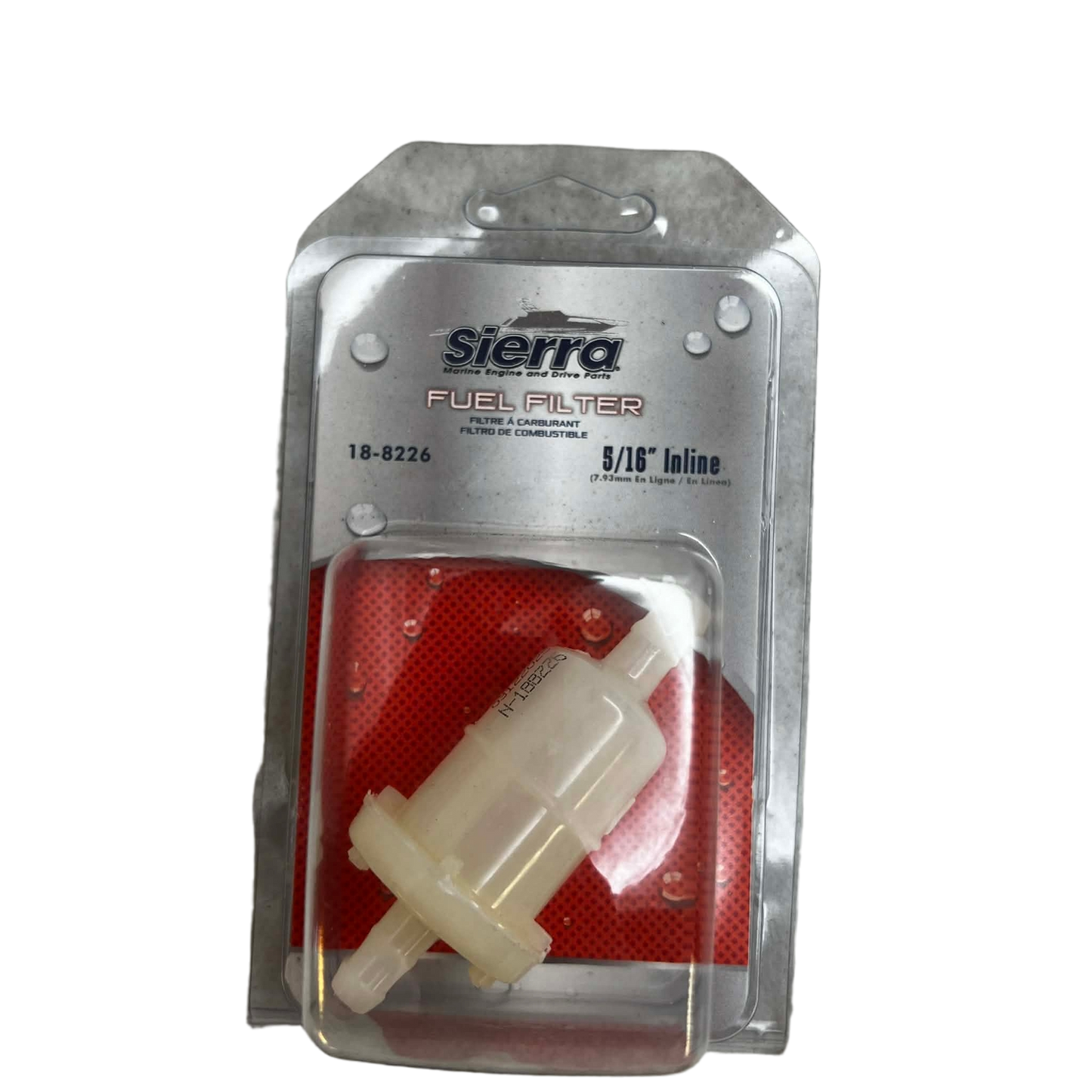 Sierra 18-8226 Drivstoffilter 5/16" Inline – Bensinfilter