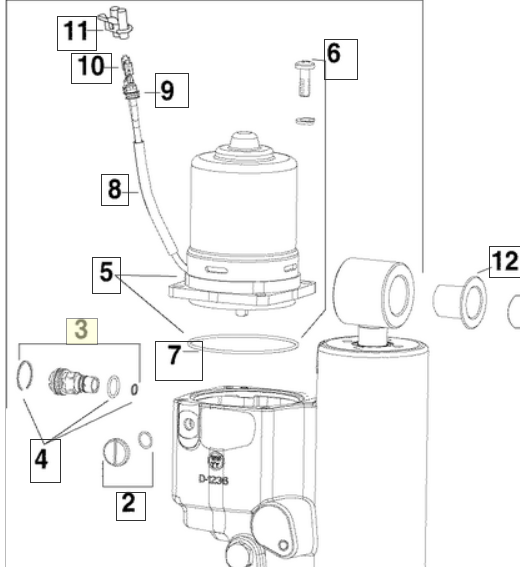 Evinrude Manuell Trim Frigjøringsventil 5006321