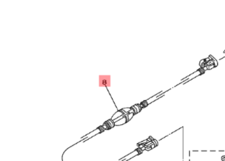 Yamaha Bensinslange med koblinger 6YL-24306-52 – Fuel Pipe Assy