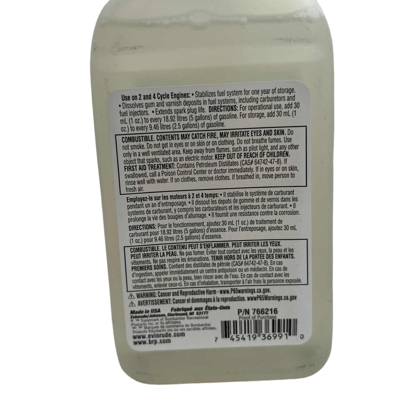 Evinrude Fuel stabilizer 766216