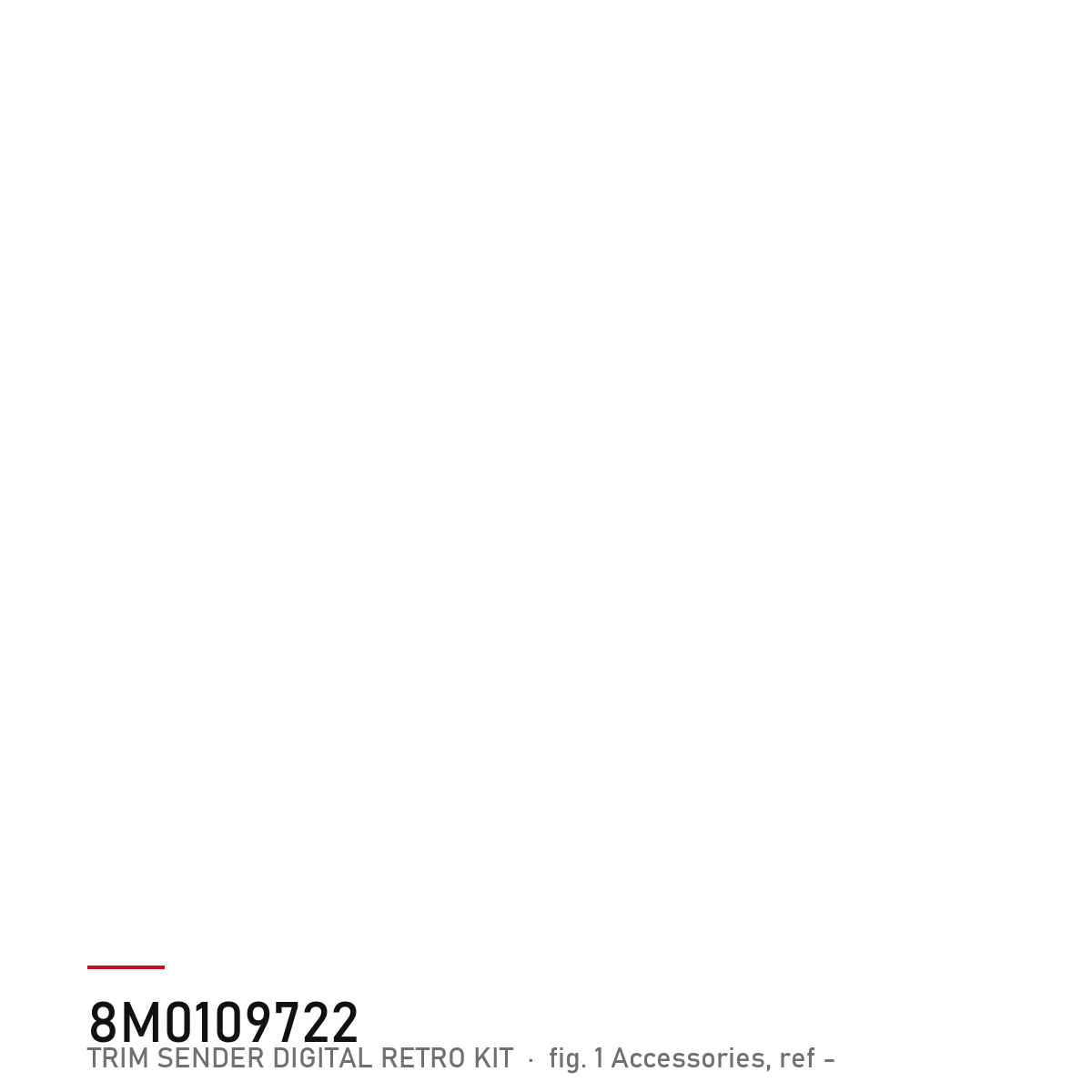 Quicksilver Trimsensor 8M0109722 – Mercury – tegning fra Mercurys delekatalog
