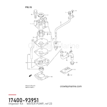 Impeller Kit 17400-93951 – tegning