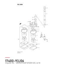 Impeller Kit 17400-93J06 – tegning