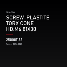 SCREW-PLASTITE TORX CONE HD.M6.81X30 – Sea-Doo 250001138