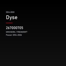 Dyse – Sea-Doo 267000705