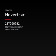 Hevertrør – Sea-Doo 267000782