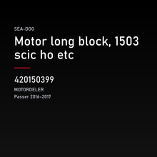 Motor long block, 1503 scic ho etc – Sea-Doo 420150399