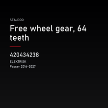 Free wheel gear, 64 teeth – Sea-Doo 420434238