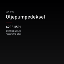 Oljepumpedeksel – Sea-Doo 420811591