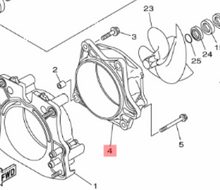 Yamaha 99999-04523 Housing, Impeller – Jet Unit