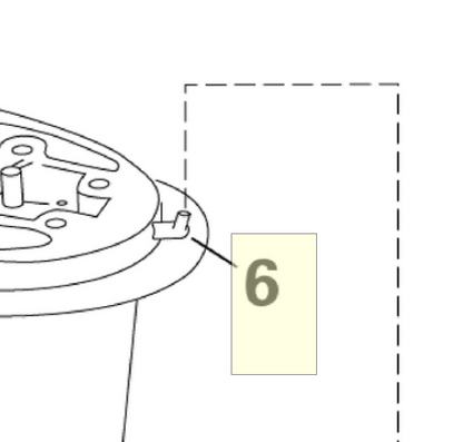 Evinrude (Speedometer) Pitotrør Fitting 0336535 – Original