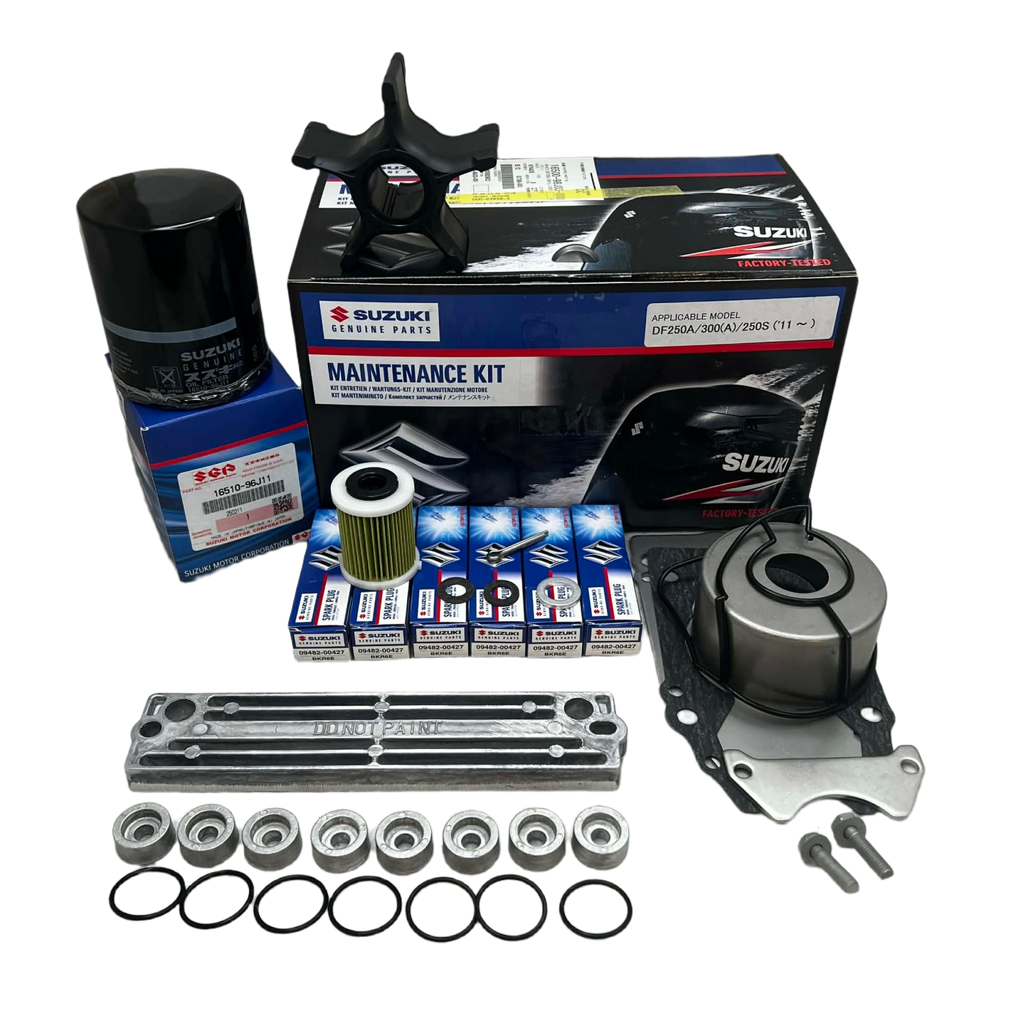 Suzuki servicekit 3 år – DF250A / DF300 / DF300A (uten olje) 16500-98J03-000