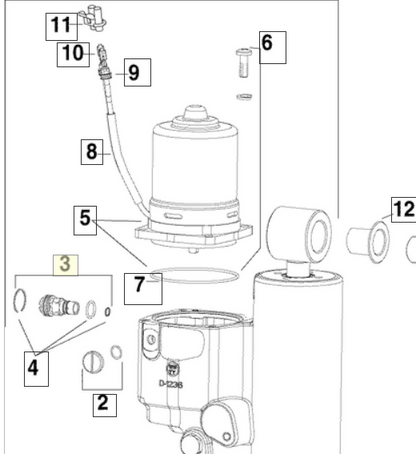 Evinrude Manuell Trim Frigjøringsventil 5006321