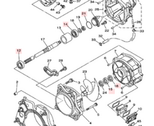 Yamaha WaveRunner 1.8L jetpump rebuild kit – lager og tetninger