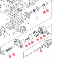 Yamaha 6S5-W0001-23 Pakningssett Jet Unit 2020+