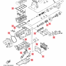 Yamaha TR-1 Motorpakningssett 6GA-W0001-01 EX