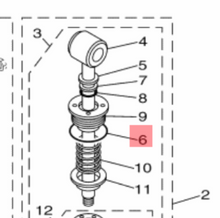 Yamaha Trim Cylinder End Screw O-Ring 63P-43861-20-00 – 150–350 HK