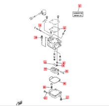 Yamaha forgasser rep kit 65W-W0093-01 – 9.9 - 40 (2004–2009)