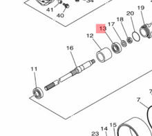 Yamaha Lager 93306-355Y0 Jetpumpe Bakre 2020+