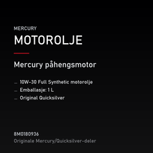 10W-30 Full Synthetic motorolje 1 L