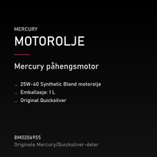 25W-40 Synthetic Blend motorolje 1 L