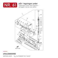 Yamaha Powertrim-motor 69A-43880-01
