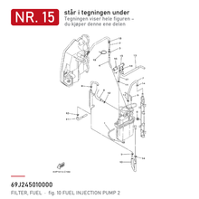 Yamaha Drivstoffilter 69J-24501-00