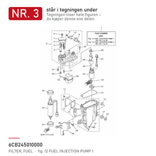 Yamaha Drivstoffilter 6CB-24501-00