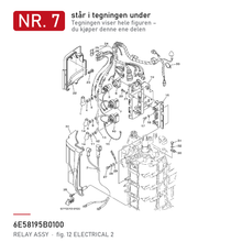 Yamaha Relé 6E5-8195B-01