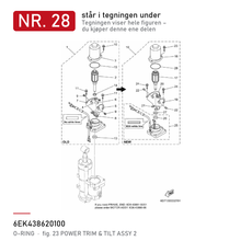 Yamaha O-ring trimmotor 6EK-43862-01