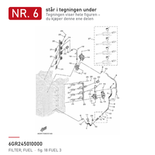 Yamaha Drivstoffilter 6GR-24501-00