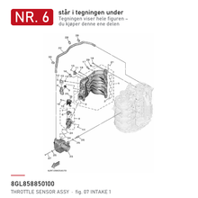 Yamaha Gassposisjonssensor 8GL-85885-01