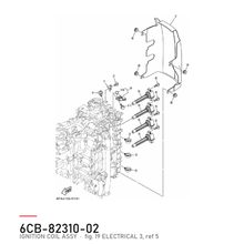 Yamaha Tennspole 6CB-82310-02 – tegning fra Yamahas delekatalog