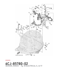 Yamaha Bankesensor 6CJ-85780-02 – tegning fra Yamahas delekatalog