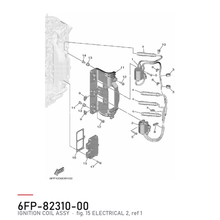 Yamaha Tennspole 6FP-82310-00 – tegning fra Yamahas delekatalog