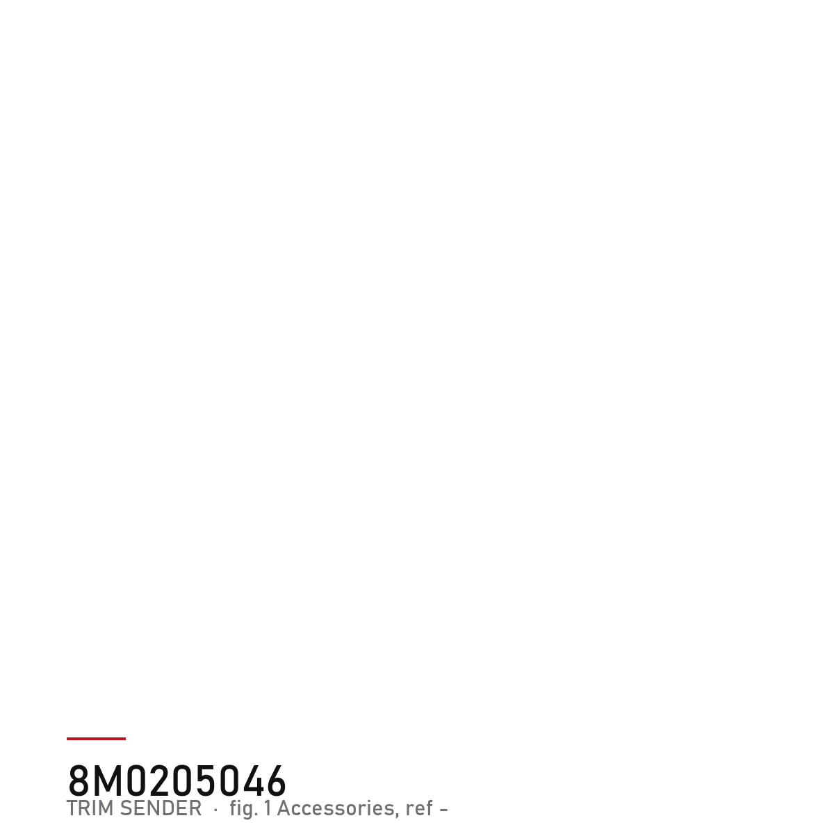 Quicksilver Trimsensor 8M0205046 – Mercury – tegning fra Mercurys delekatalog